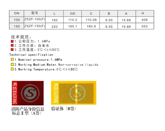 溝槽式閘閥